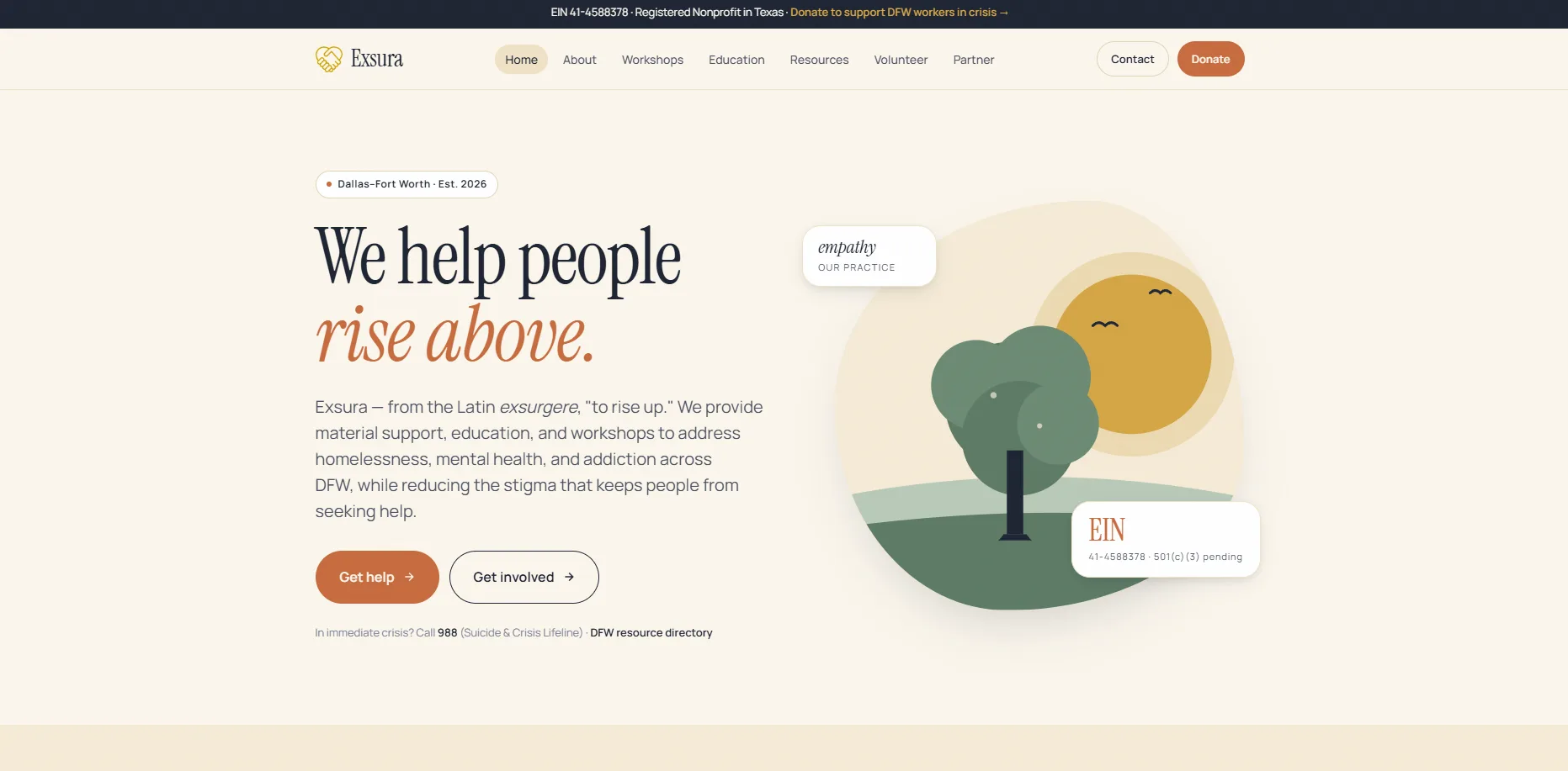 Exsura website